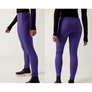 Athleta Glacier Snow Skinny Pant ll Womens 2 Purple‎ Sporty Activewear Stretchy